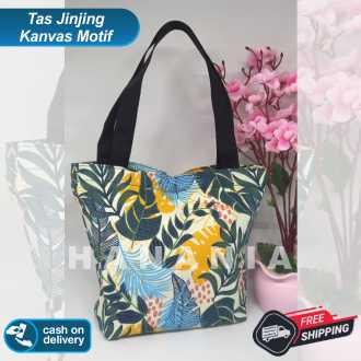 TAS JINJING WANITA - HANDBAG - TAS MUKENA - TAS KANVAS