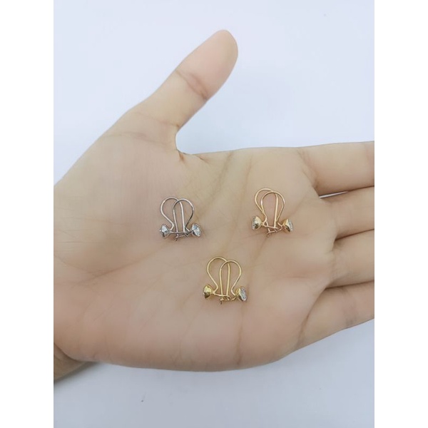 anting kait mp burung / anting perak asli silver 925 lapis emas/ anting fashion wanita