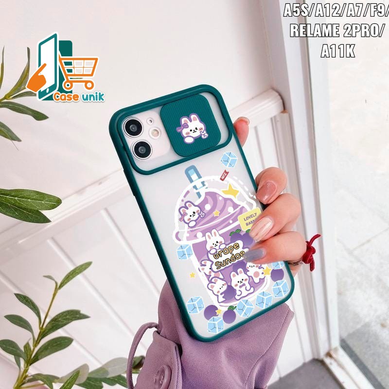 SS071 CASE SLIDE KARAKTER OPPO A16 A55 A54 A3S A1K A5S F9 A7 A74 A12 A11K F1S A59 A52 A92 A53 A33 2020 A39 A57 A74 A71 CS3179