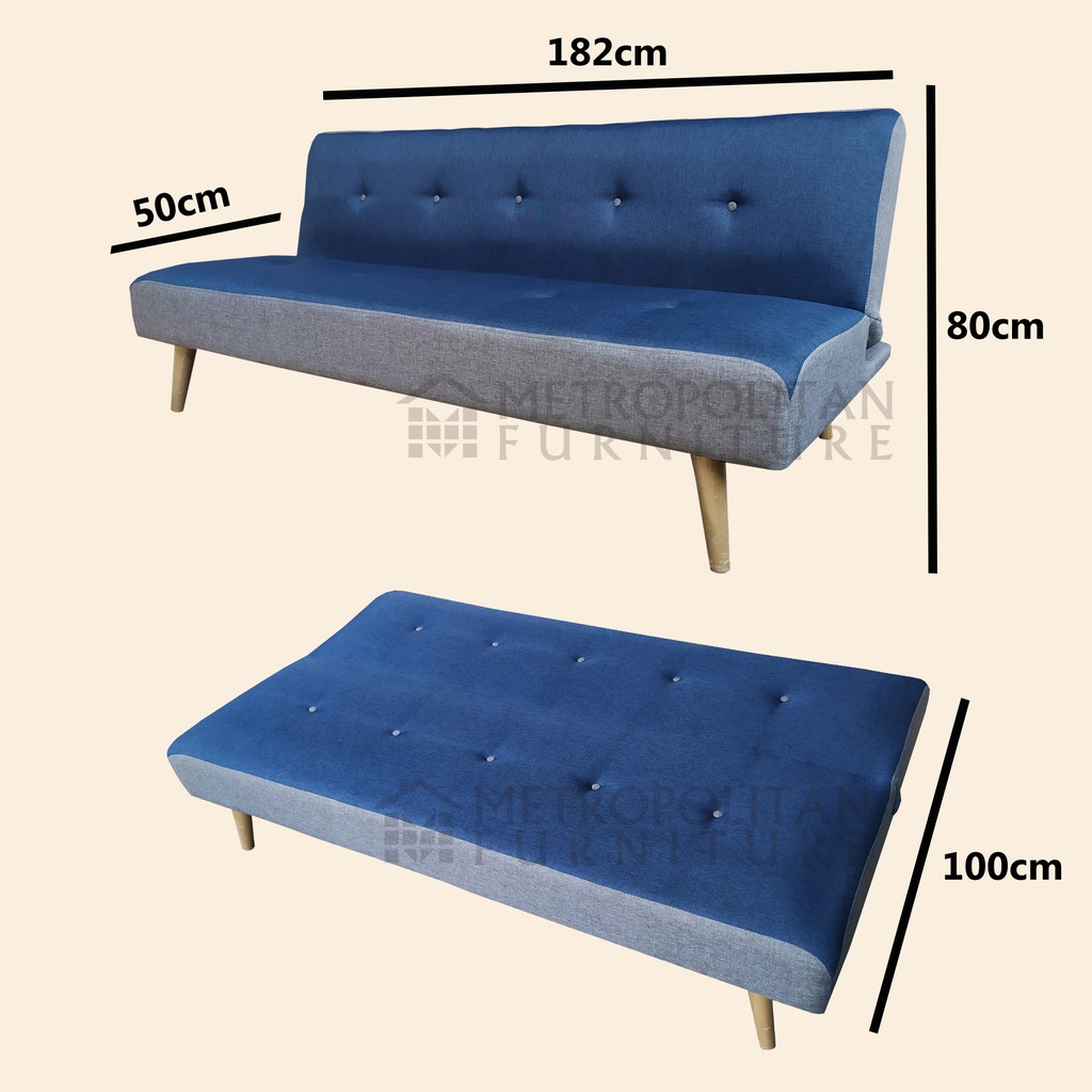 SOFA BED Scandinavian Appoline / Sofabed 3 Seater / Sofa Tamu 3 dudukan Retro