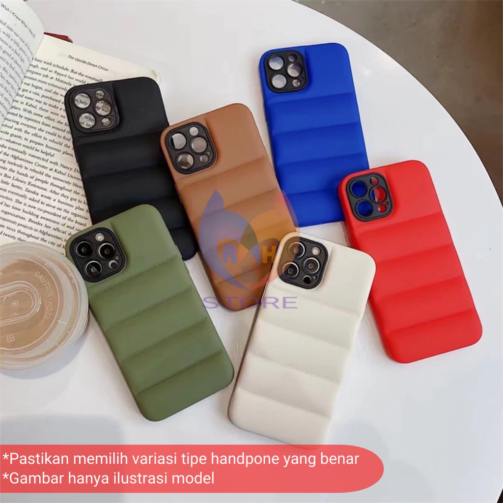 Case Iphone X / Xs / XR / XS Max Softcase Luxury Jacket Puffer Silicone Shockproof Back Cover