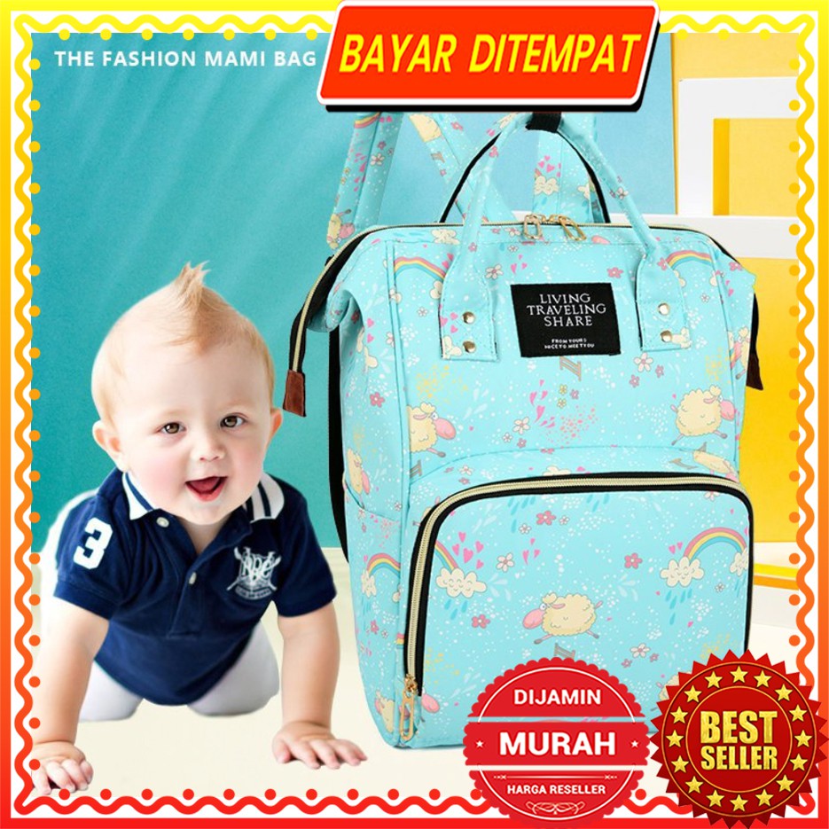 WYK54 Tas Bayi Ransel Wanita  Diaper Bagpack Ibu Anak Bayi Impor Trend TKM