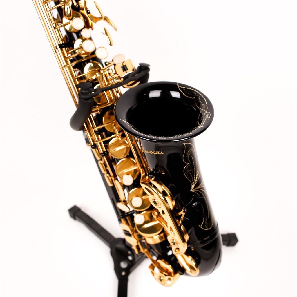 Alto Saxophone Black Gold Mandalika Original Fullset Hardcase