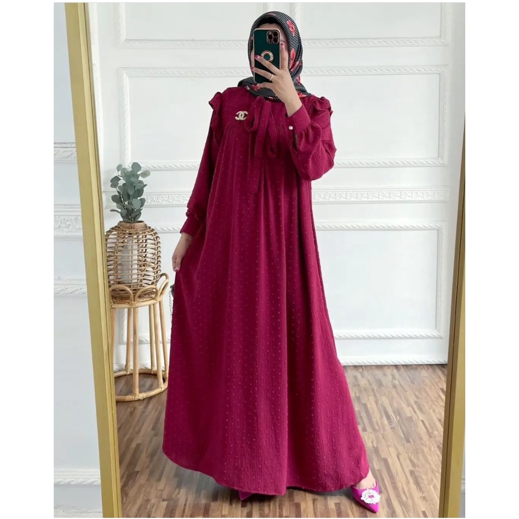 BAITUNA GAMIS URAGIRI DOTY CRINCKLE ORIGINAL100% HIGH QUALITY100%