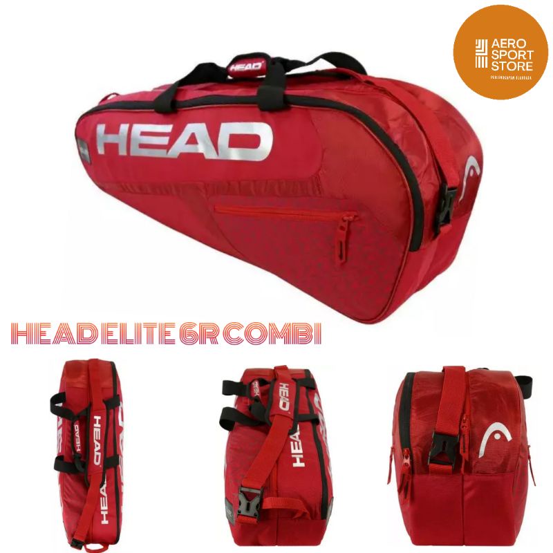 [ TAS TENIS LAPANGAN HEAD ELITE 6R COMBI ]