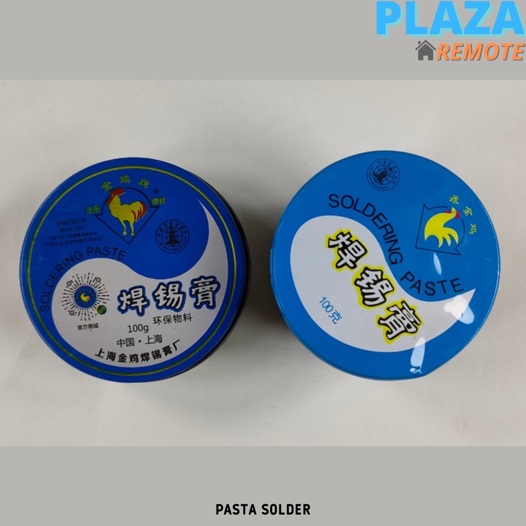 PASTA SOLDER 100G GRAM FLUXGREASE MINYAK SOLDERING PEMBERSIH UJUNG SOLDER TIDAK BERBAU