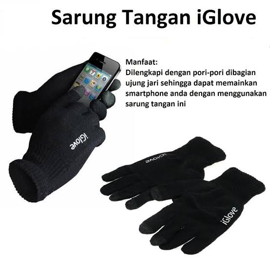 SARUNG TANGAN I-GLOVE TOUCH SCREEN GLOVES GOJEK GRAB