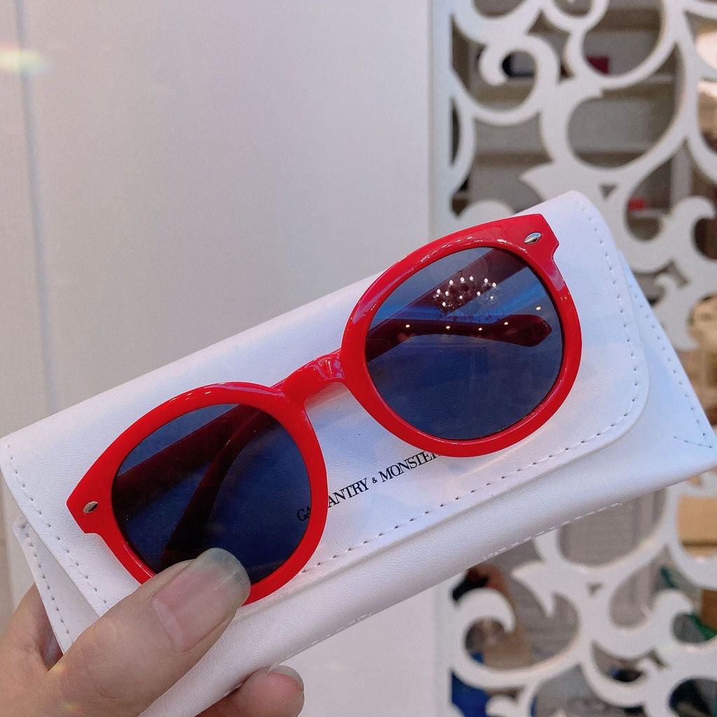 Kacamata anak/Kacamata Vintage 1-7 tahun-Fashion Red