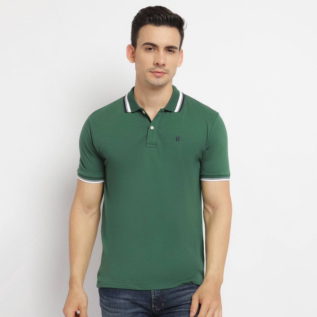 MATSUDA Kaos Polo Shirt Pria Kerah Aioi-GREEN