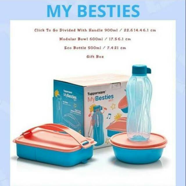 Tupperware my besties set
