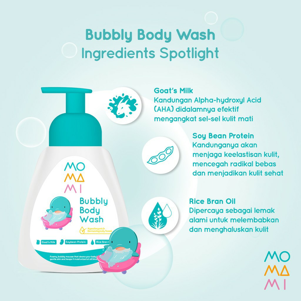 Momami Bubbly Body Wash 250ml (126615)