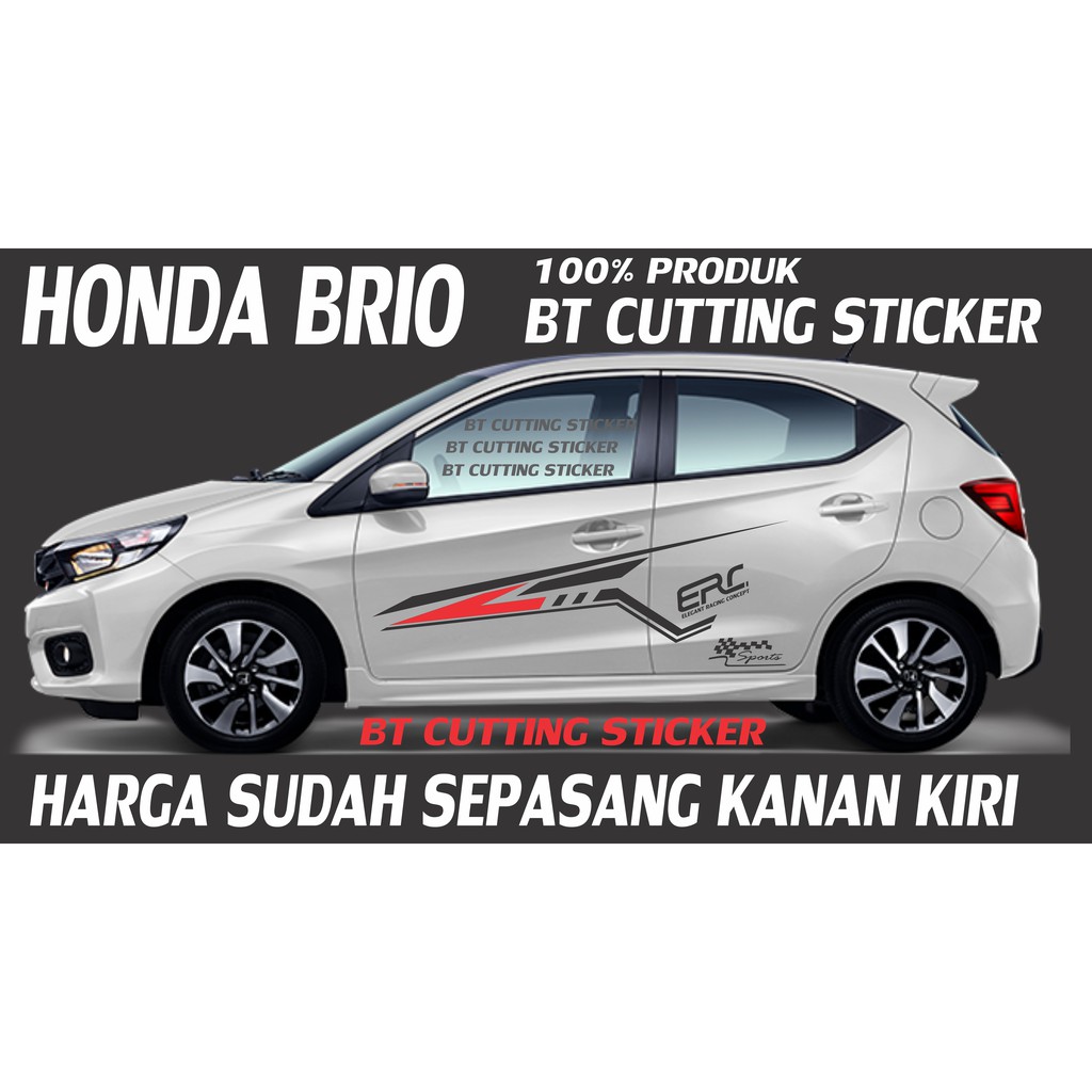 Jual TERBARU STICKER MOBIL BRIO STIKER MOBIL HONDA BRIO HONDA JAZZ AGYA AYLA YARIS BRIO DLL Indonesia Shopee Indonesia