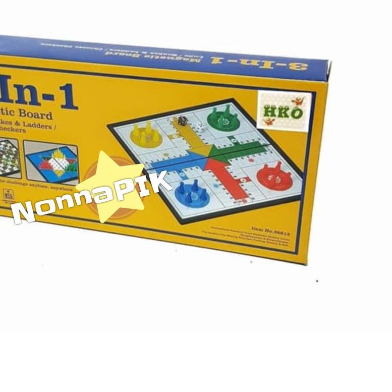 ۝ 3 in 1 Magnetic Board Games No.38812 ☜