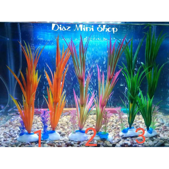 910+ Dekorasi Aquarium Tanaman Plastik HD