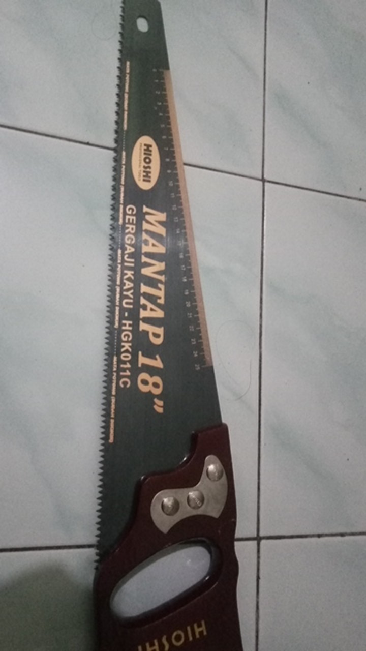 Gergaji Gorok Gagang Kayu Hioshi mantap