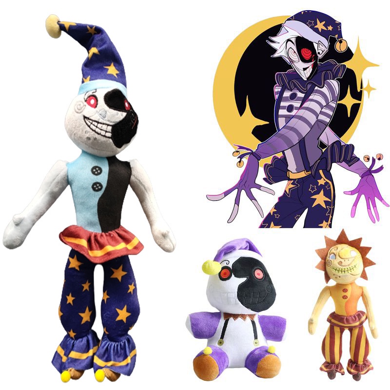 Mainan Boneka Plush FNAF Sundrop Moondrop Daycare Attendant Stuffie Five Nights At Freddy 's Untuk Hadiah