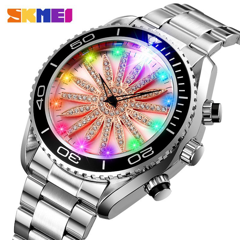 Skmei 1677 Jam Tangan Quartz Analog Wanita Stainless Steel Original