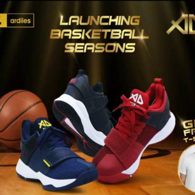 SEPATU BASKET DBL ABRAHAM DAMAR  ORIGINAL BISA COD