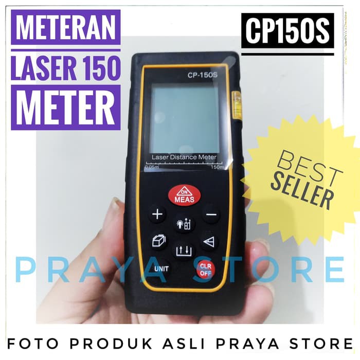 Meteran Laser 150 meter 150m Garansi Laser Distance Meter Digital