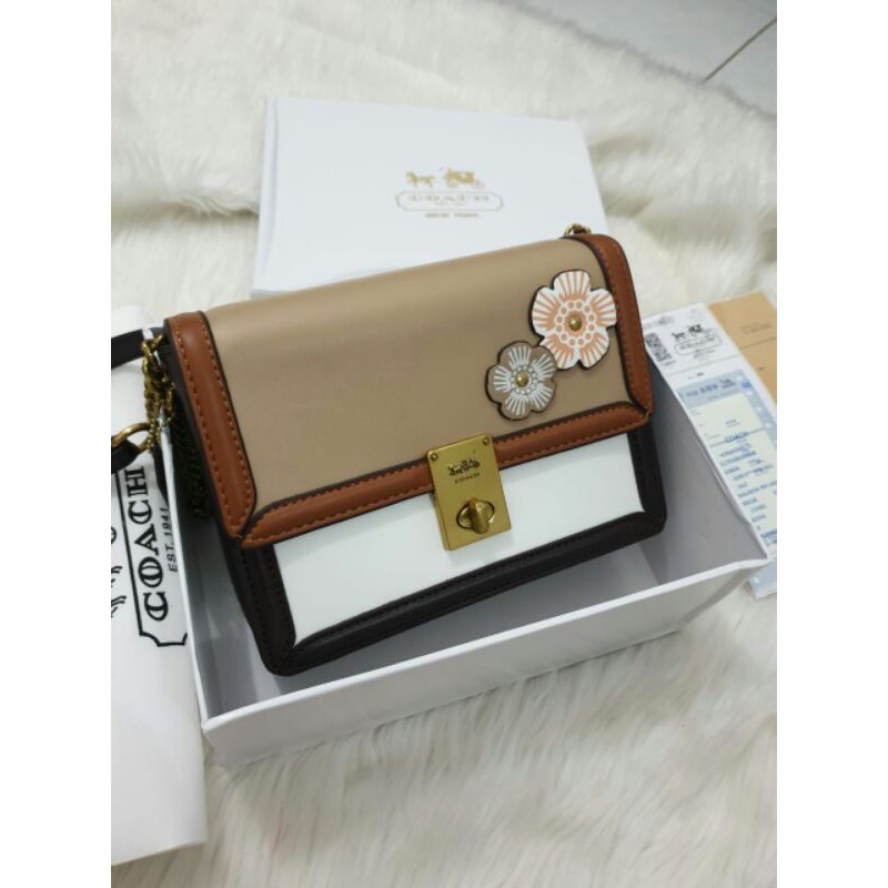Coach Hutton Shoulder Bag Bloom