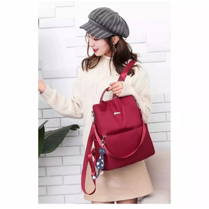 Tas ransel wanita korea / tas ransel Bionita /tas ransel anti maling / tas ransel sekolah BIONITA