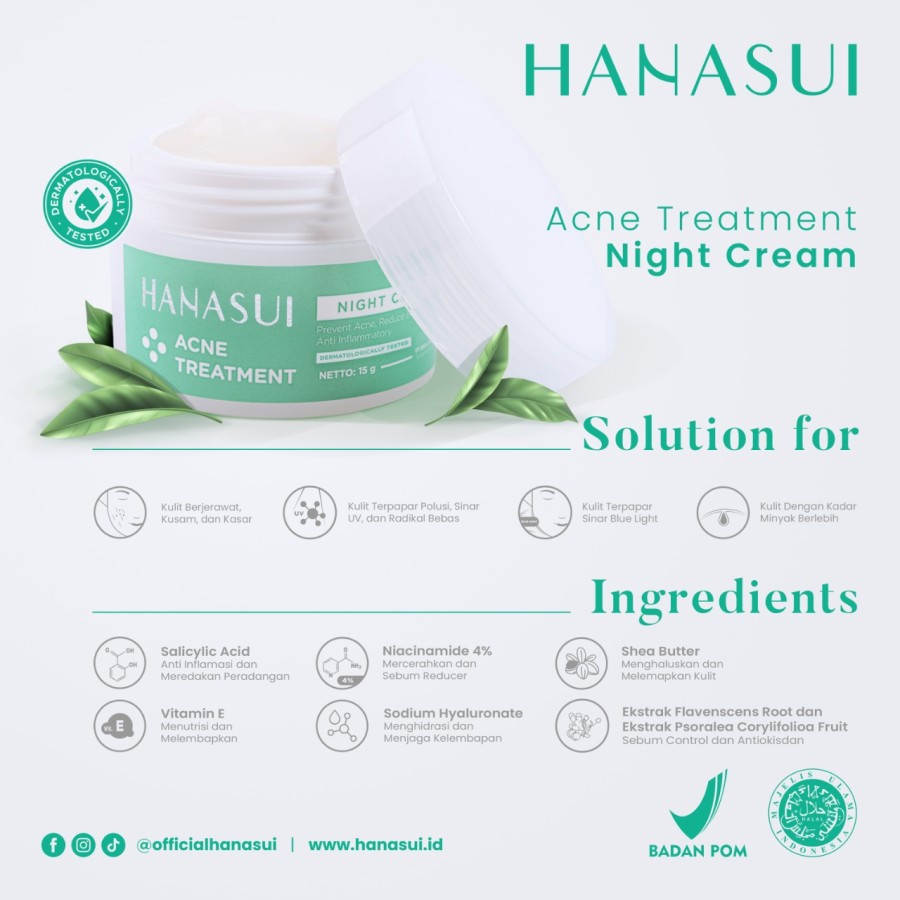 HANASUI ACNE TREATMENT SERIES