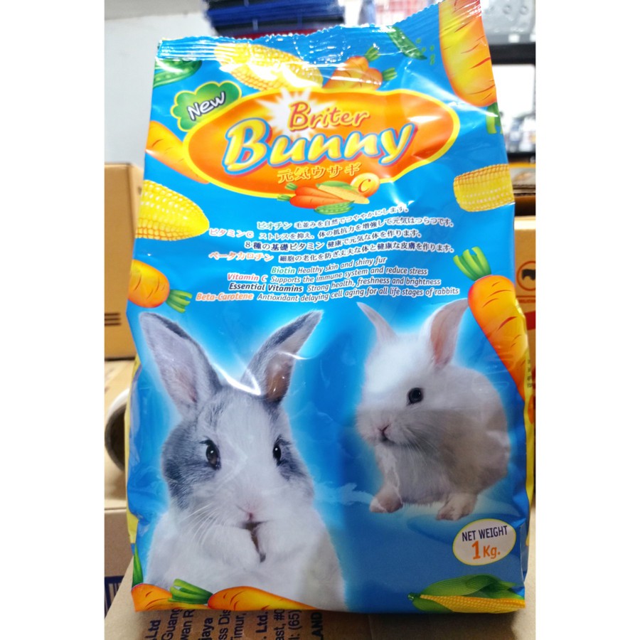 Briter bunny rabbit food 1 kg makanan kelinci freshpack 1kg