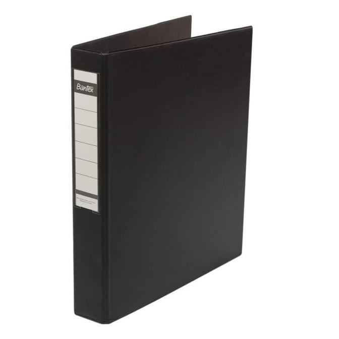 

Bantex Ring Binder 4 Ring D A4 40mm Black #8442 10