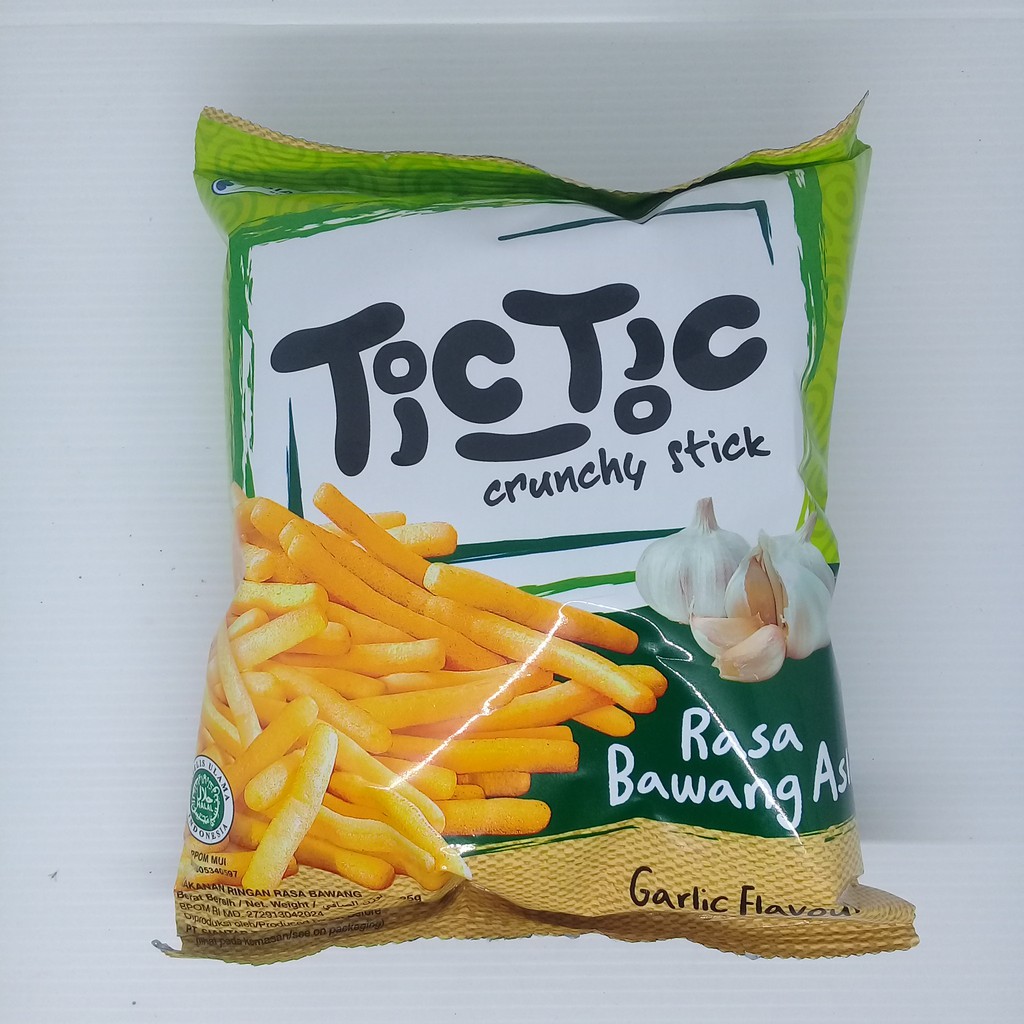 

mainan anak murah camilan jajanan Snack Tic Tic Crunchy Stik Rasa Bawang Asli 25 gram