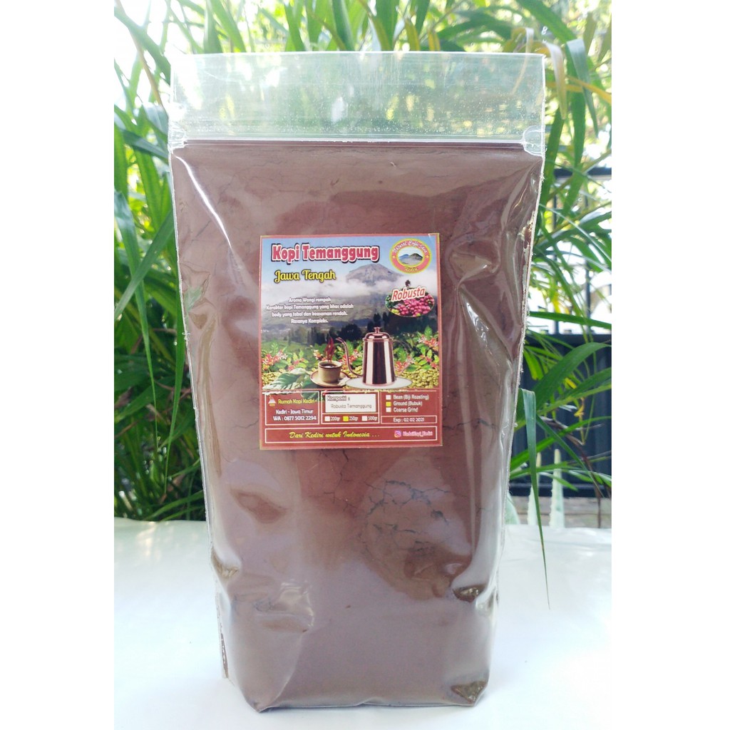 

Kopi Robusta Temanggung rendah caffein 800-1300 mdpl