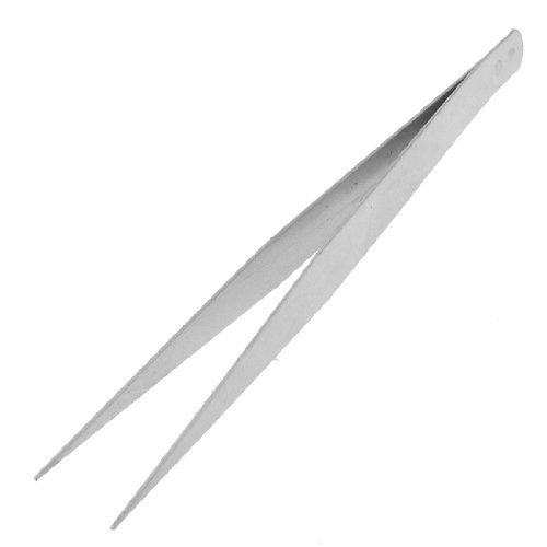 PINSET TWEEZERS WITH POUCH SILVER