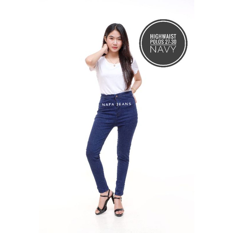 Celana higwaits cewek polos /Celana Boyfriend Highwaist wanita