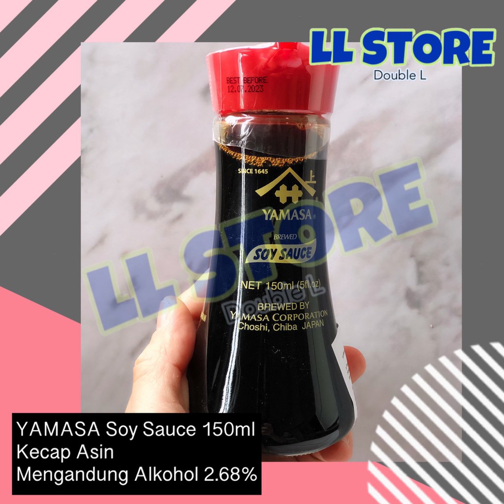 

YAMASA Soy Sauce 150ml Dispenser Kecap Asin Jepang original