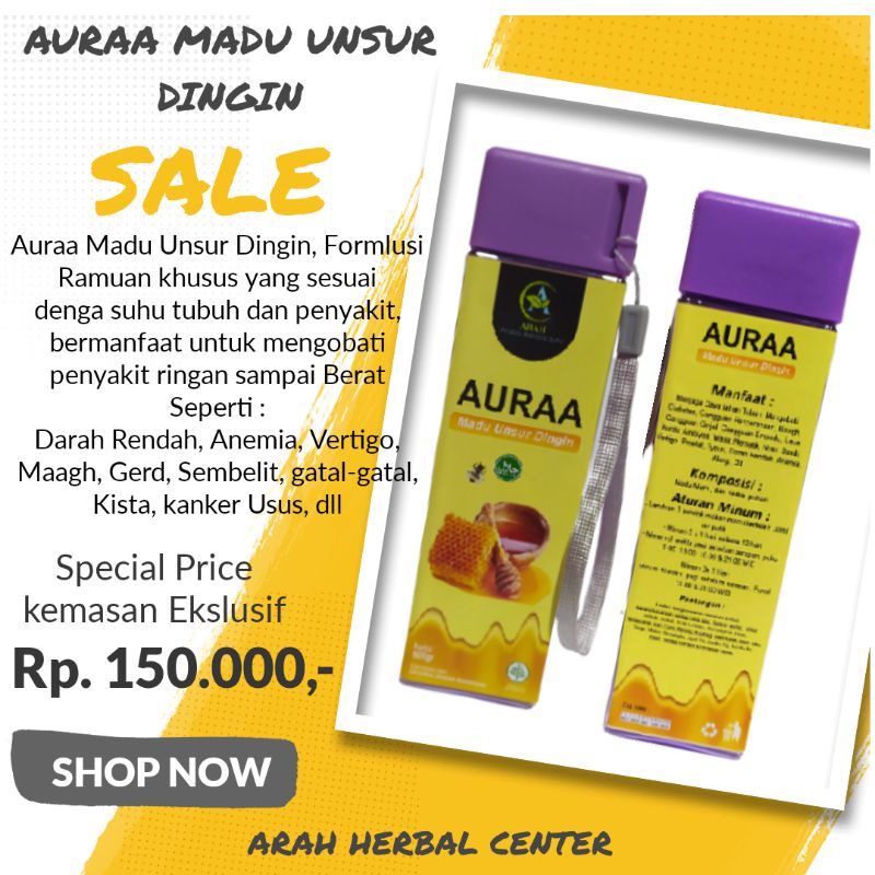 

AURAA Madu Unsur Dingin