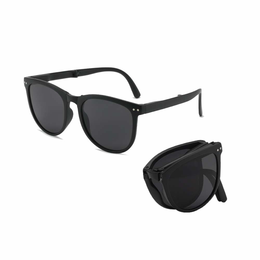 Kacamata Lipat UV400 - Anti Radiasi - Sunglasses Pria &amp; Wanita Korea - HM8092 ( Group ) FREE Sarung