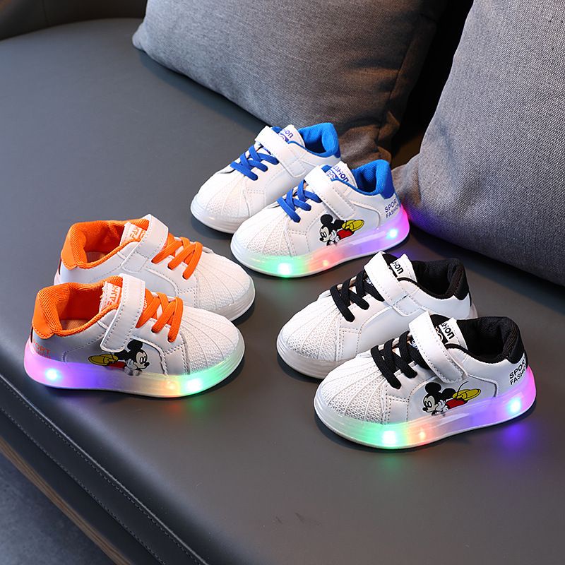 (HZ) Sepatu anak Led HZK74