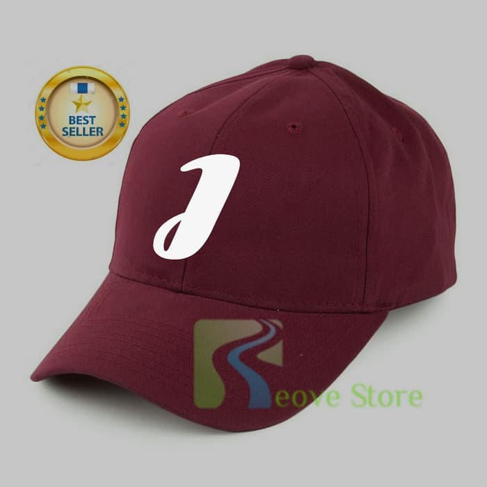 Topi Baseball Alfabet Inisial Nama Huruf J Trucker Snapback Shopee Indonesia