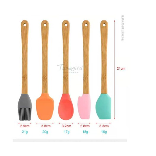 SPATULA FOOD GRADE FULL SET / SPATULA SET 5PC MINI / SPATULA MINI SET