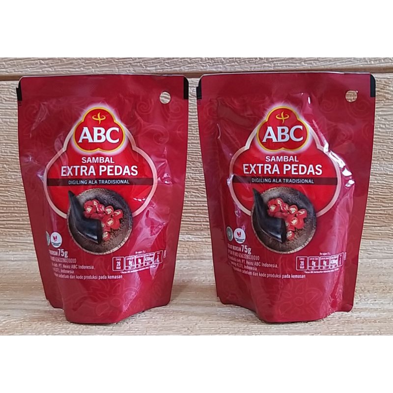 ✔MURAH ABC Sambel Extra Pedas 75gr / Sambel ABC Extra Pedas