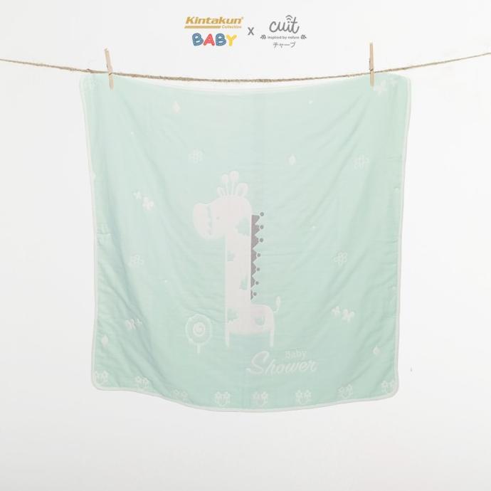 Kintakun Bamboo Fiber Baby Blanket 110 X 110 Super Soft