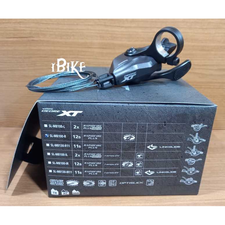 Shifter Shimano XT M8100 kanan right 12 speed