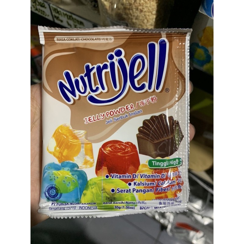 

nutrijell 15gr kelapa leci / lychee 15gr coklat 30gr