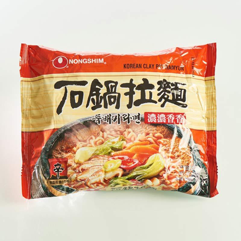 

Mie Korea instant Nongshim Claypot Ramyun. halal