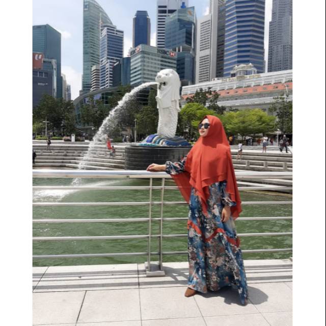 SEKAR ARUM ORIGINAL GAMIS FUSCHIA