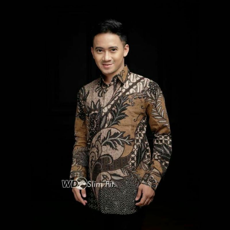 (COD) PROMO BATIK PRIA SIZE M L XL XXL BSWART BATIK HRBO26 Hem panjang padi / KEMEJA BATIK KEKINIAN / BATIK TERLARIS - TERBARU  2022