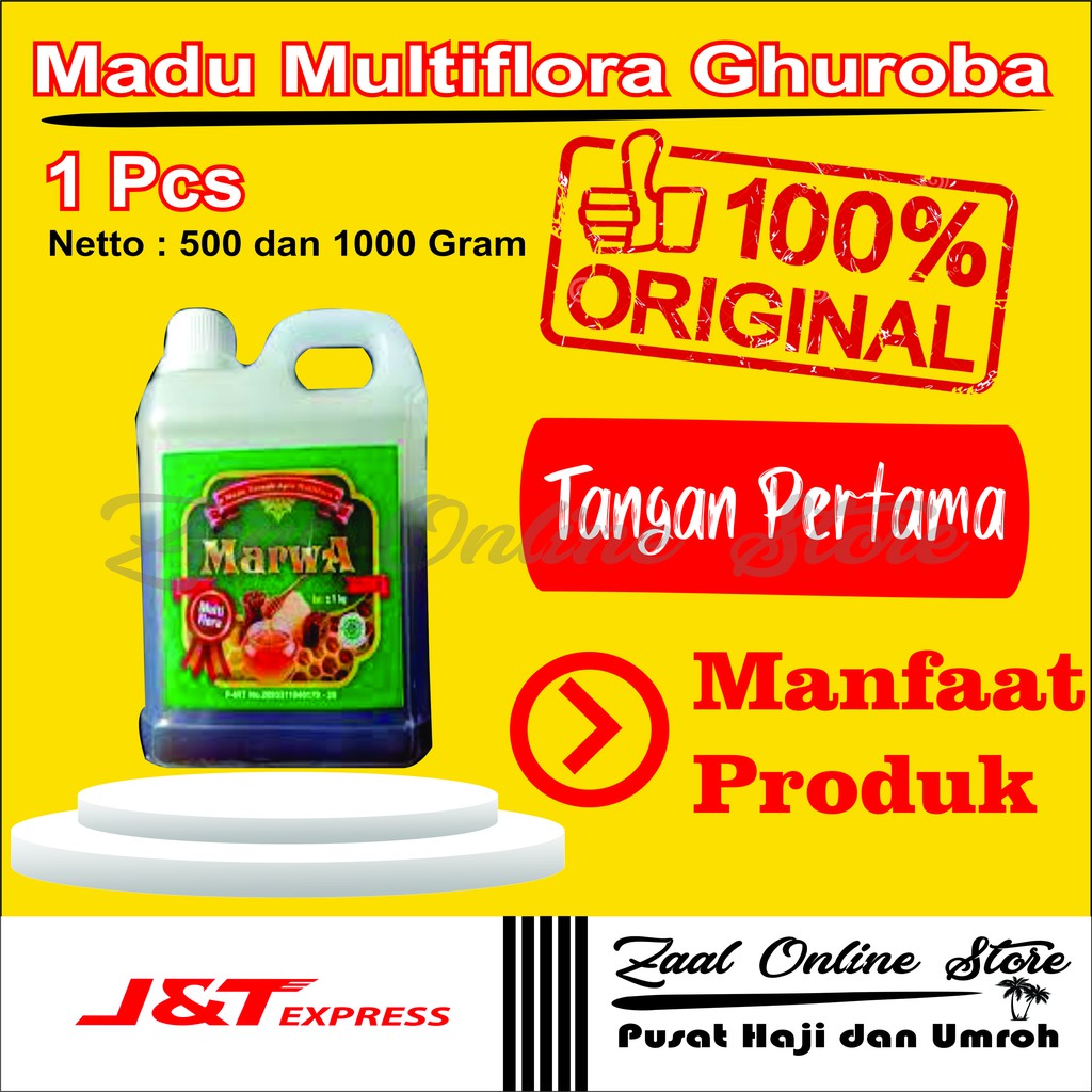 

MADU ASLI MULTIFLORA MARWA AL GHUROBA ORIGINAL ASLI MURAH 1000GRM 1KG 1 KG 1000 GRM