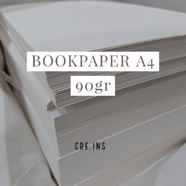 

READY STOCK Bookpaper A4 90gr / 90gsm (Lux Cream) | 50 Lembar