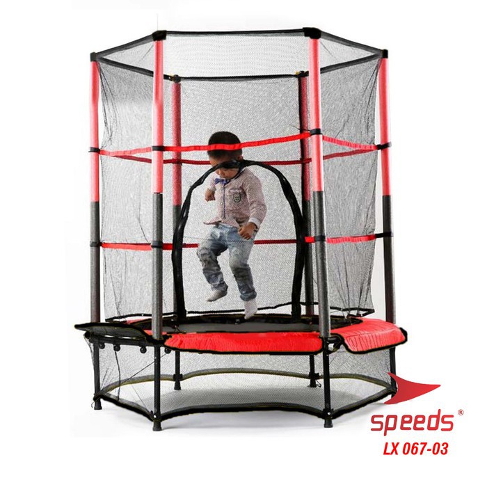 Trampoline Trampolin Anak Jaring Net Hadiah Ulang 3 Tahun 55" 067-3