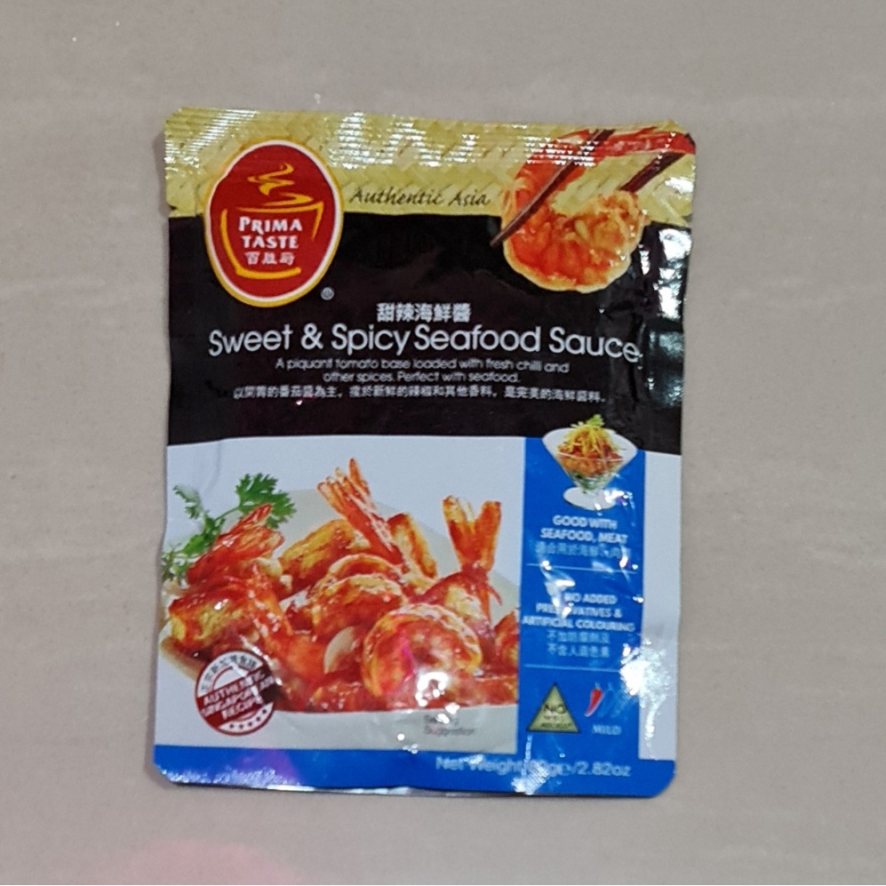 Bumbu Prima Taste Sweet &amp; Spicy Seafood Sauce 80 Gram