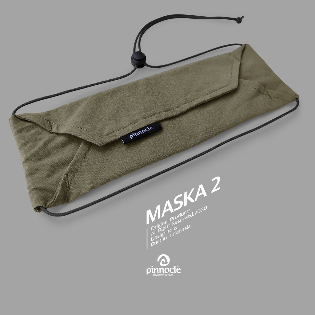 Pinnacle MASKA 2 Olive - Masker Non Medis